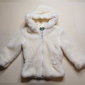 Fun Fur By Skyline Girl's Vintage Hooded Coat